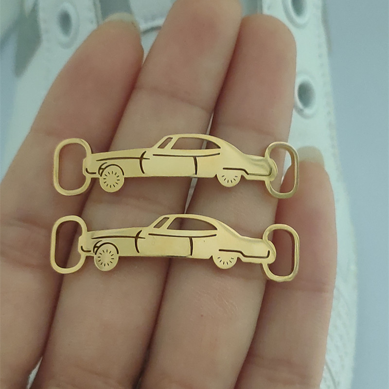 男性と女性のためのステンレス鋼のバックルシューズ,かわいい車 - Car Accessories For Women のレビューと価格